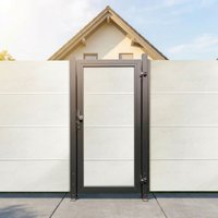 SYSTEM BOARD Tor-Set XL Marmor Breite 1250mm Höhe 1800mm DIN links Klinke Klemmprofil zum Aufdübeln Anthrazit SYSTEM BOARD Tor-Set XL Marmor Breite 1250mm Höhe 1800mm DIN links Klinke Klemmprofil zum Aufdübeln Anthrazit