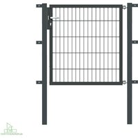Gartentor Flex 6, 1-flg., Breite 1000 mm 800 mm RAL 7016 Anthrazitgrau zum Einbetonieren Gartentor Flex 6, 1-flg., Breite 1000 mm 800 mm RAL 7016 Anthrazitgrau zum Einbetonieren