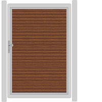 SYSTEM RHOMBUS Tor-Set in Bambus Breite 1250mm Höhe 1800mm DIN links Klinke ohne zum Einbetonieren Silber SYSTEM RHOMBUS Tor-Set in Bambus Breite 1250mm Höhe 1800mm DIN links Klinke ohne zum Einbetonieren Silber