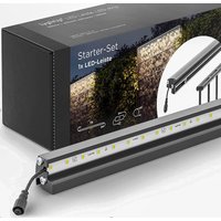 LyghtUp LED Starter Set 2460mm Leiste Silber LyghtUp LED Starter Set 2460mm Leiste Silber