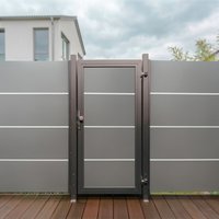 SYSTEM BOARD Tor-Set XL Titangrau Höhe 1800mm DIN links Klinke Klemmprofil zum Aufdübeln Anthrazit SYSTEM BOARD Tor-Set XL Titangrau Höhe 1800mm DIN links Klinke Klemmprofil zum Aufdübeln Anthrazit