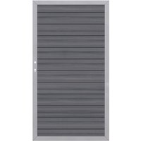 SYSTEM WPC Platinum Tor Grau Silber Links SYSTEM WPC Platinum Tor Grau Silber Links