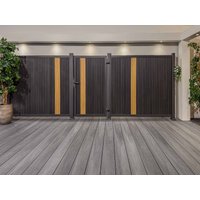 SYSTEM NEO PLATINUM Tor-Set in Anthrazit Höhe 1800mm DIN links Klinke Montageprofil zum Aufdübeln Anthrazit SYSTEM NEO PLATINUM Tor-Set in Anthrazit Höhe 1800mm DIN links Klinke Montageprofil zum Aufdübeln Anthrazit