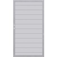 System Alu Tor Silber, Silber-Rahmen DIN Links System Alu Tor Silber, Silber-Rahmen DIN Links