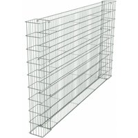 Gabionensäule Hamm H26 mit zwei 656 Doppelstabmatten Grundelement 800 mm Verzinkt Verzinkt Gabionensäule Hamm H26 mit zwei 656 Doppelstabmatten Grundelement 800 mm Verzinkt Verzinkt