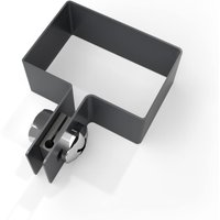 Start-/Endklemme für Einstabmatte RAL 7016 Anthrazitgrau Start-/Endklemme für Einstabmatte RAL 7016 Anthrazitgrau