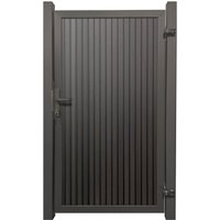 SYSTEM NEO PLATINUM Tor-Set in Anthrazit Höhe 1800mm – senkrecht DIN links Klinke Montageprofil zum Aufdübeln Anthrazit SYSTEM NEO PLATINUM Tor-Set in Anthrazit Höhe 1800mm – senkrecht DIN links Klinke Montageprofil zum Aufdübeln Anthrazit