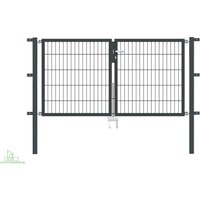 Gartentor Flex 6, 2-flg., Breite 2000 mm 800 mm Verzinkt zum Einbetonieren Gartentor Flex 6, 2-flg., Breite 2000 mm 800 mm Verzinkt zum Einbetonieren