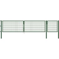 Gartentor Flex 8, 3-flg., Breite 5000 mm (2000 x 2000mm / 1000mm) 800 mm RAL 7016 Anthrazitgrau zum Einbetonieren Gartentor Flex 8, 3-flg., Breite 5000 mm (2000 x 2000mm / 1000mm) 800 mm RAL 7016 Anthrazitgrau zum Einbetonieren