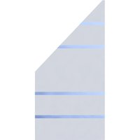 Glaselement Design ALPHA Anschluss Links 90×180/90cm Glaselement Design ALPHA Anschluss Links 90×180/90cm