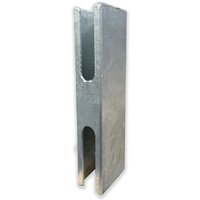 Verbindungsstück für Pfostenverlängerung, 300 mm, feuerverzinkt Verbindungsstück für Pfostenverlängerung, 300 mm, feuerverzinkt