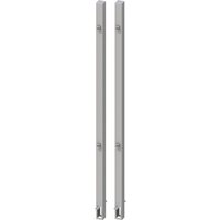 Torpfosten-Set z. Einbetonieren für Doppeltor Höhe 180 cm Silber Torpfosten-Set z. Einbetonieren für Doppeltor Höhe 180 cm Silber