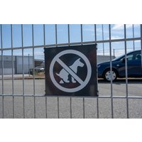 Zaunschild „kein Hundeklo“ Anthrazit Zaunschild „kein Hundeklo“ Anthrazit