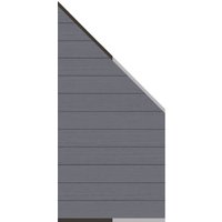 System WPC Classic Zaun-Anschluss-Set, 89x183x93cm Anthrazit System WPC Classic Zaun-Anschluss-Set, 89x183x93cm Anthrazit
