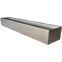 Blumenkasten Edelstahl 20 x 20 cm 80 cm Blumenkasten Edelstahl 20 x 20 cm 80 cm