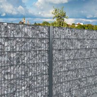 Gabione S20 Komplettset 8/6/8 RAL7016 Anthrazitgrau 1000 mm 10,0 m Zum Aufdübeln Ardenen Grau Gabione S20 Komplettset 8/6/8 RAL7016 Anthrazitgrau 1000 mm 10,0 m Zum Aufdübeln Ardenen Grau