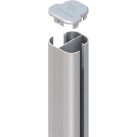 Art. 2249 SYSTEM Eckpfosten Basic zum Aufdübeln Silber 193cm Art. 2249 SYSTEM Eckpfosten Basic zum Aufdübeln Silber 193cm