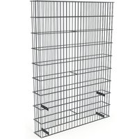 Gabione Typ L (6/5/6), B: 1200mm, RAL 800mm RAL 7016 Anthrazitgrau 150mm ohne Bodenanker Gabione Typ L (6/5/6), B: 1200mm, RAL 800mm RAL 7016 Anthrazitgrau 150mm ohne Bodenanker