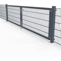 Kombitor Premium 8/6/8, 2-flg., Breite 4000mm 1000 mm RAL 6005 Moosgrün zum Einbetonieren Drücker Leiste mit Feststeller mit E-Öffner Kombitor Premium 8/6/8, 2-flg., Breite 4000mm 1000 mm RAL 6005 Moosgrün zum Einbetonieren Drücker Leiste mit Feststeller mit E-Öffner