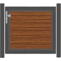 SYSTEM ALU PLUS Vorgartentor-Set in Bambus Höhe 900mm Klinke DIN links ohne zum Einbetonieren Silber SYSTEM ALU PLUS Vorgartentor-Set in Bambus Höhe 900mm Klinke DIN links ohne zum Einbetonieren Silber