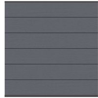 SYSTEM WPC XL Zaunfeld-Set, anthrazit Anthrazit SYSTEM WPC XL Zaunfeld-Set, anthrazit Anthrazit