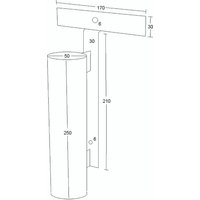 Eindrehhalterung für Fahnen und Flaggen Moosgrün Eindrehhalterung für Fahnen und Flaggen Moosgrün