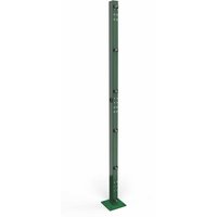 Kombi-Solar-Zaunpfosten zum Aufdübeln 2070mm RAL 6005 Moosgrün Kombi-Solar-Zaunpfosten zum Aufdübeln 2070mm RAL 6005 Moosgrün