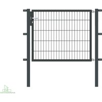 Gartentor Flex 6, 1-flg., Breite 1250 mm 800 mm RAL 7016 Anthrazitgrau zum Einbetonieren Gartentor Flex 6, 1-flg., Breite 1250 mm 800 mm RAL 7016 Anthrazitgrau zum Einbetonieren