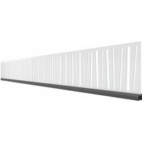 System Dekorprofil LINEA, 178cm Breite, Silber 15cm System Dekorprofil LINEA, 178cm Breite, Silber 15cm