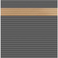 Rhombus Mix-it Anthrazit 180x180cm Lärche Rhombus Mix-it Anthrazit 180x180cm Lärche