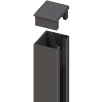 SYSTEM U-Montageprofil Anthrazit 105cm SYSTEM U-Montageprofil Anthrazit 105cm