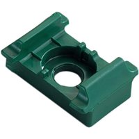 Kunststoffauflagebock Ecke RAL 6005 Moosgrün Kunststoffauflagebock Ecke RAL 6005 Moosgrün