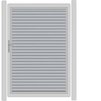 SYSTEM RHOMBUS Tor-Set in Silber Breite 1250mm Höhe 1800mm DIN links Klinke ohne zum Einbetonieren Silber SYSTEM RHOMBUS Tor-Set in Silber Breite 1250mm Höhe 1800mm DIN links Klinke ohne zum Einbetonieren Silber