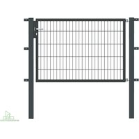 Gartentor Flex 6, 1-flg., Breite 1500 mm 800 mm RAL 7016 Anthrazitgrau zum Einbetonieren Gartentor Flex 6, 1-flg., Breite 1500 mm 800 mm RAL 7016 Anthrazitgrau zum Einbetonieren