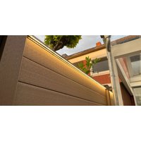 LyghtUp LED Komplettset WPC/ALU Leiste Silber 2 LyghtUp LED Komplettset WPC/ALU Leiste Silber 2