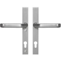 Drückergarnitur Edelstahloptik für alle Tore Drückergarnitur Edelstahloptik für alle Tore