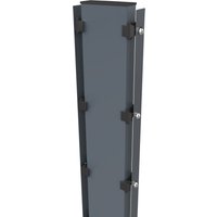 Gabionenpfosten Typ F, RAL7016 Anthrazitgrau 630mm Gabionenpfosten Typ F, RAL7016 Anthrazitgrau 630mm