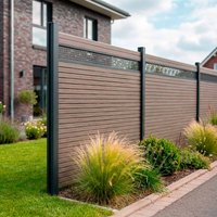 Rhombus Vintage Oak – Dekorprofil Quattro Kombination inkl. Pfosten zum Beton… Erweiterung mit einem Pfosten Rhombus Vintage Oak – Dekorprofil Quattro Kombination inkl. Pfosten zum Beton… Erweiterung mit einem Pfosten