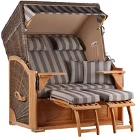 Strandkorb Nordstrand Teak PE grey Dessin 537 Grau Rabatt: 0 % Strandkorb Nordstrand Teak PE grey Dessin 537 Grau Rabatt: 0 %