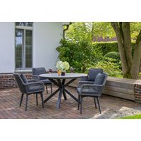 Gartenmöbelset Diningsessel Marbella mit Tisch Almeria 120 cm Grau Rabatt: 0 % Gartenmöbelset Diningsessel Marbella mit Tisch Almeria 120 cm Grau Rabatt: 0 %