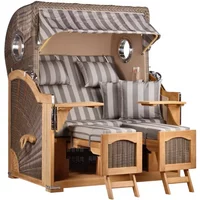 Strandkorb Rantum Teak PE grey Dessin 537 Grau Rabatt: 0 % Strandkorb Rantum Teak PE grey Dessin 537 Grau Rabatt: 0 %