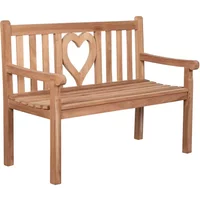 Gartenbank Herz Teak Gartenbank Herz Teak