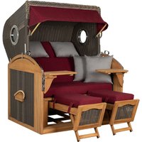 Strandkorb Horum XL Teak PE grey Dessin 594 Rabatt: 0 % Strandkorb Horum XL Teak PE grey Dessin 594 Rabatt: 0 %