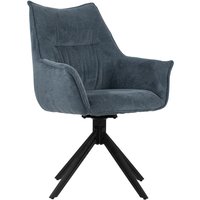 Diningsessel Ginosa blau drehbar Diningsessel Ginosa blau drehbar