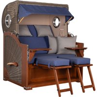 Strandkorb Westerland Mahagoni Bullauge PE Grey Dessin 595 Beige Rabatt: 0 % Strandkorb Westerland Mahagoni Bullauge PE Grey Dessin 595 Beige Rabatt: 0 %