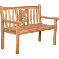 Gartenbank Fisch Teak 120 cm Gartenbank Fisch Teak 120 cm