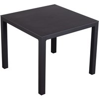 Gartentisch Tarifa 90 x 90 cm dark grey Aluminium Gartentisch Tarifa 90 x 90 cm dark grey Aluminium