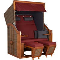 Strandkorb Tinnum Pinie PE griseum Dessin 575 Strandkorb Tinnum Pinie PE griseum Dessin 575