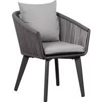 Diningsessel Cadiz Rope mit Kissen light grey Diningsessel Cadiz Rope mit Kissen light grey