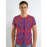 Tshirts Herren PORTE NOTRE DAME PARIS ROUGE – GERMENS artfashion – 100 % Baumwolle - Größe 4XL